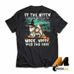 Be The Witch American Eskimo Dog Halloween Shirt 1