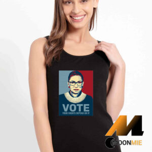 Ruth Bader Ginsburg Vote Your Rights Depend On It Tank Top